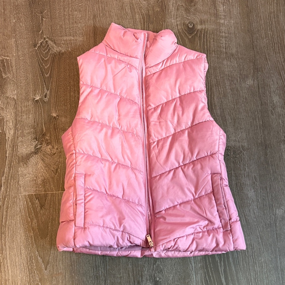 New York & Company Pink Puffer Vest
